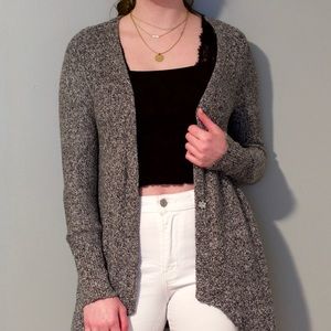Grey Knit Cardigan